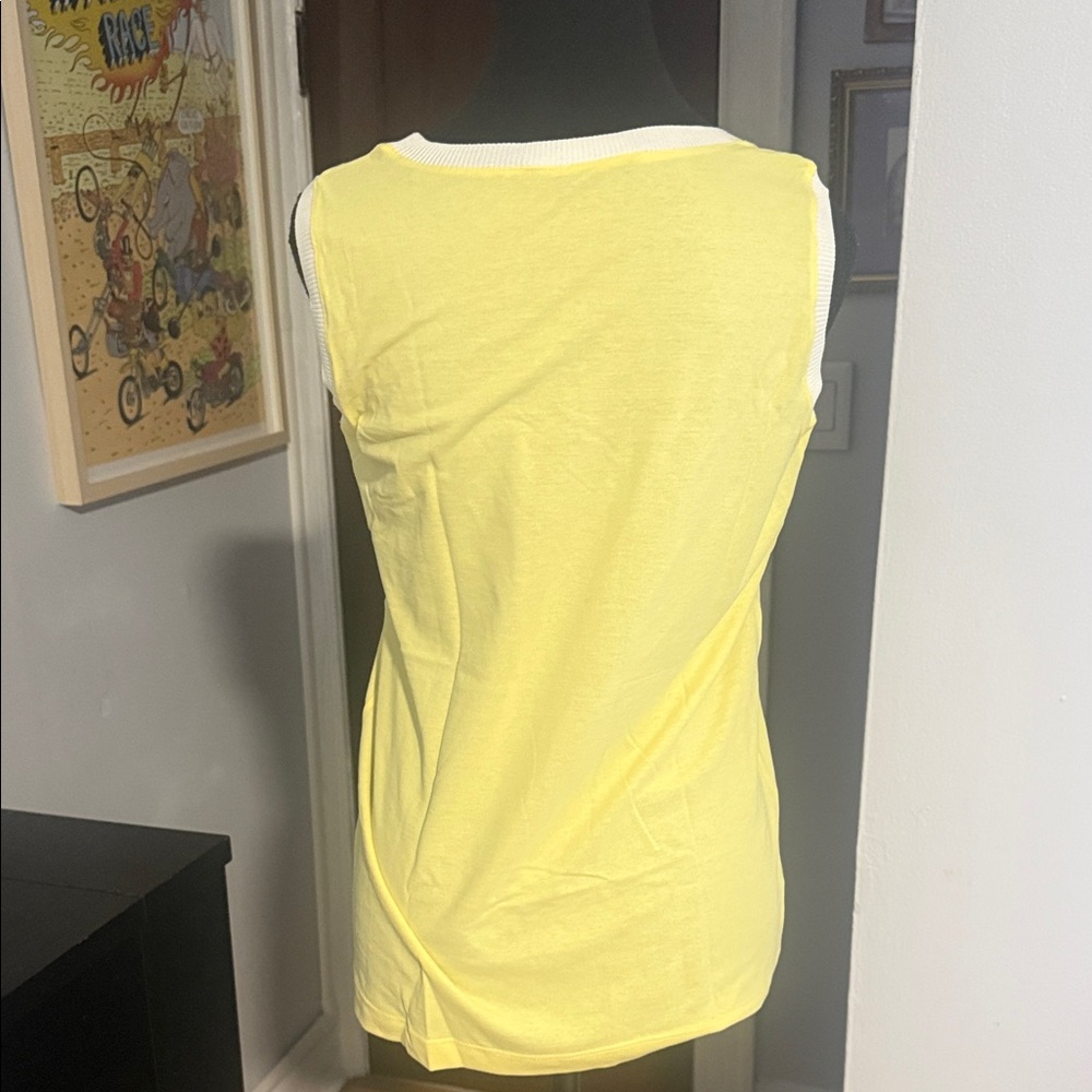 Fabiana Filippi Yellow Women's Tank Top - Picture 5 of 8